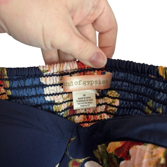 Band of Gypsies for REVOLVE floral wide-leg jumpsuit sz Medium - Picture 5 of 6